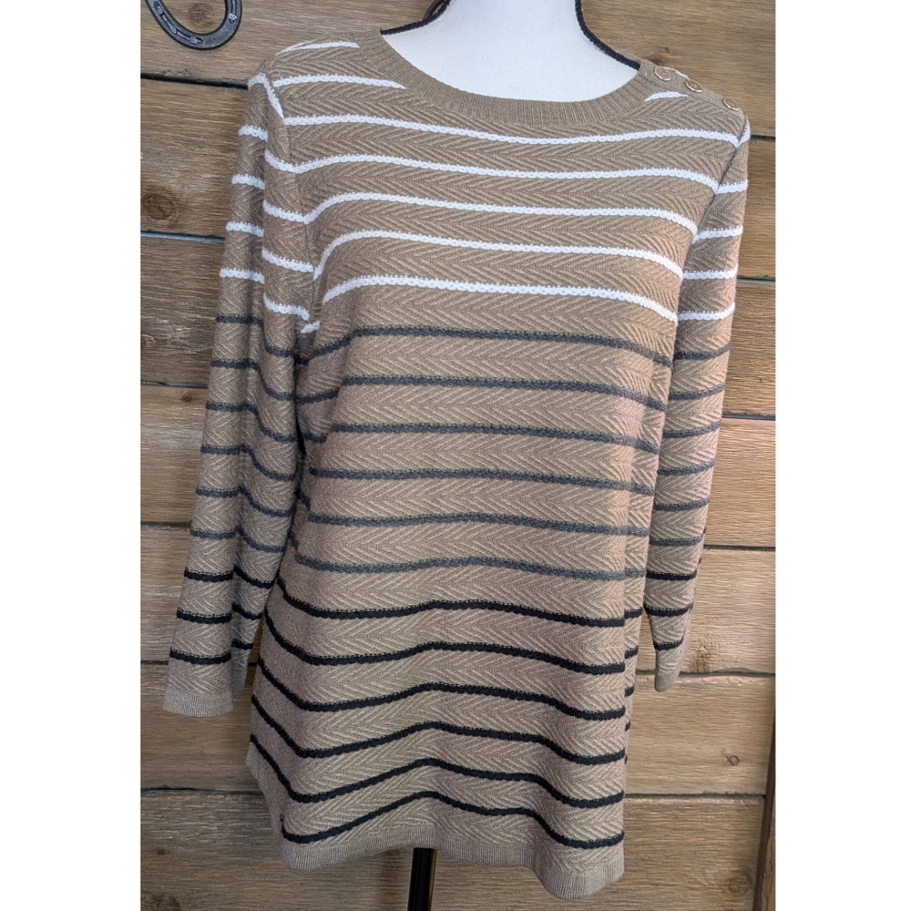 Croft & Barrow 3/4 Sleeve Sweater Top